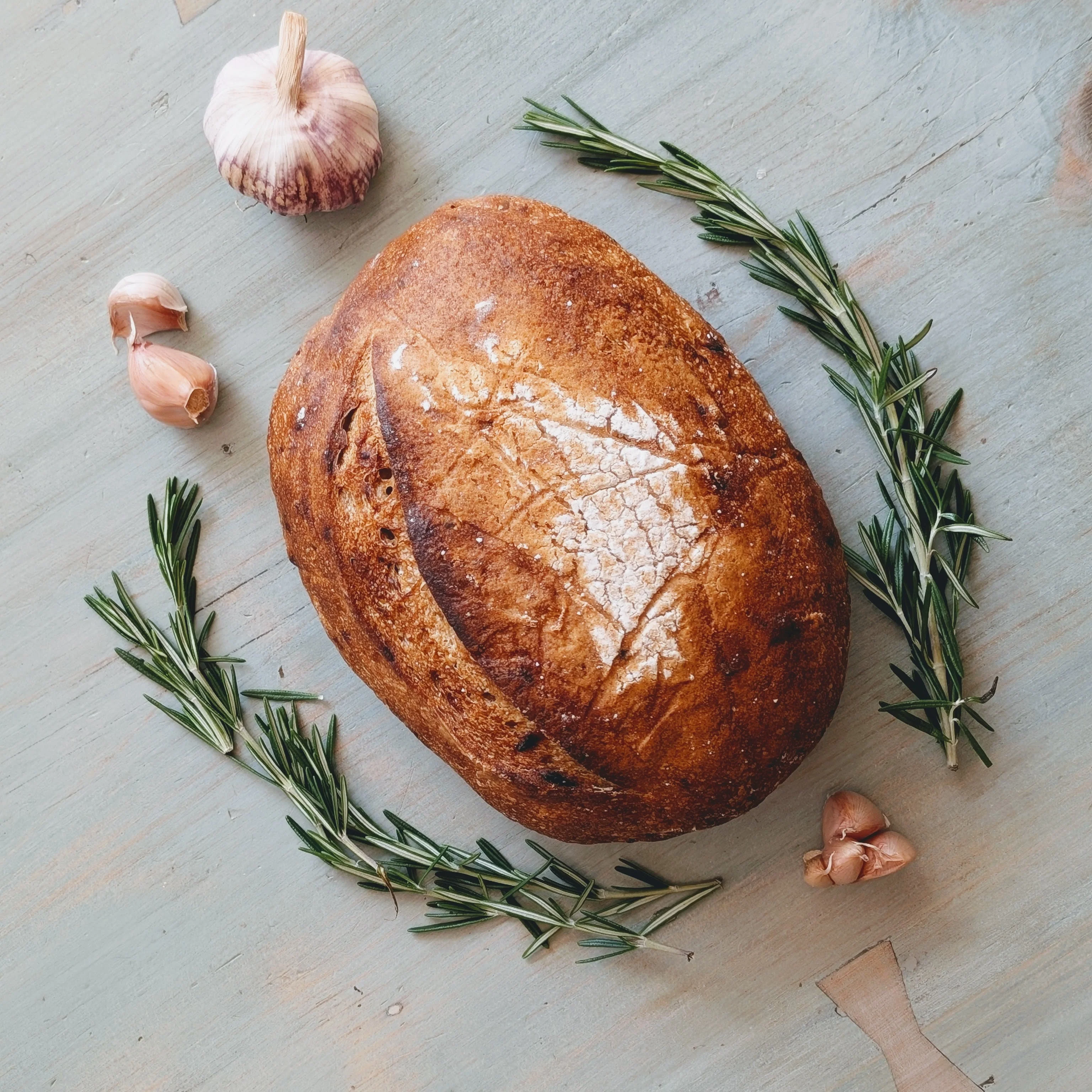 Gluten-Free Sourdough Rosemary-Garlic Loaf - Image 3