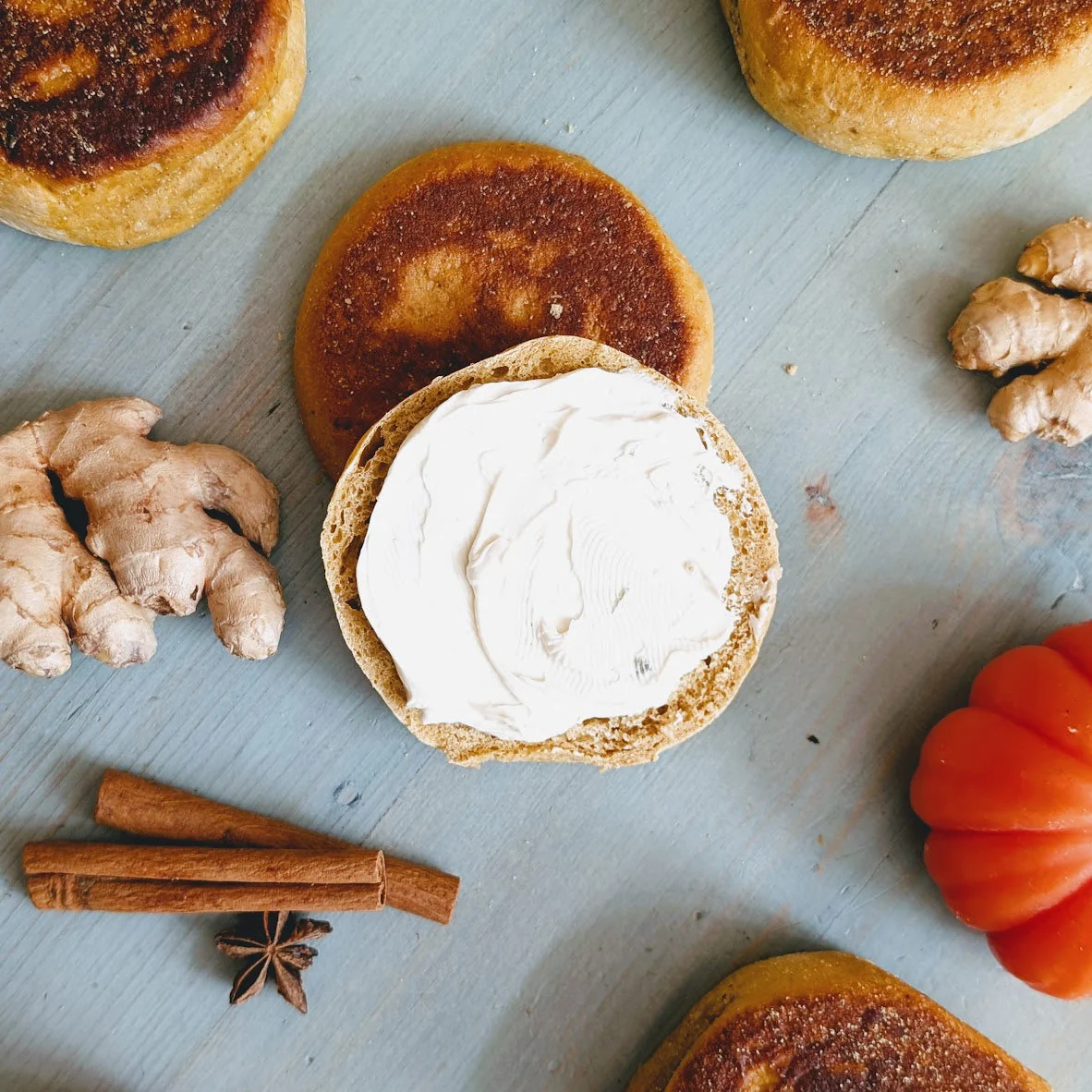Pumpkin Spice English Muffins (4-pack) - Image 3