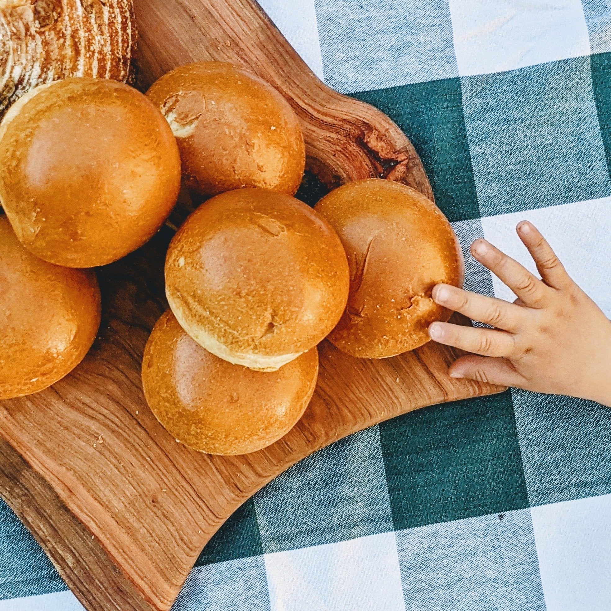 Slow-Fermented Brioche Rolls (4-pack) - Image 3