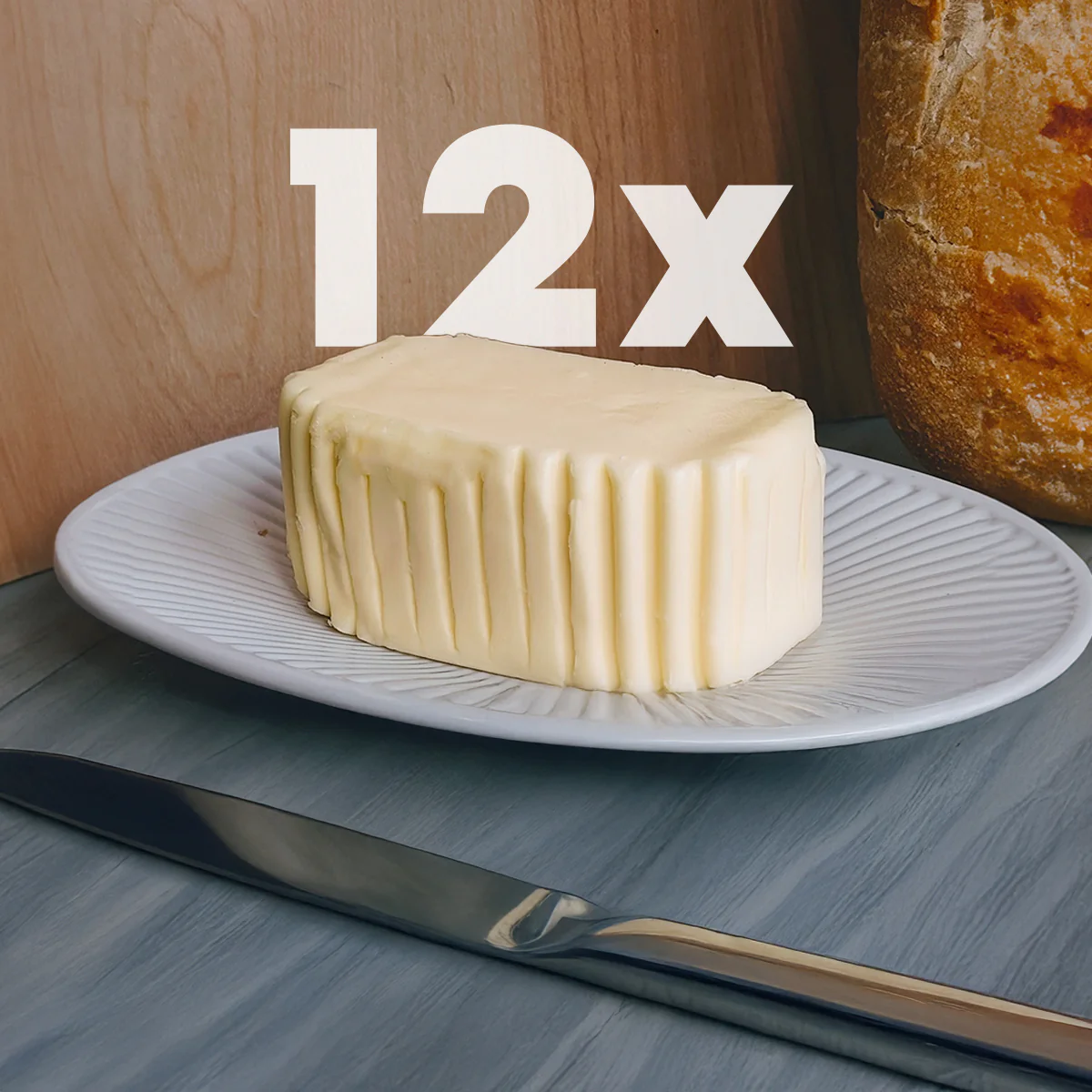 1 Dozen French Salted Butter (12-pack)