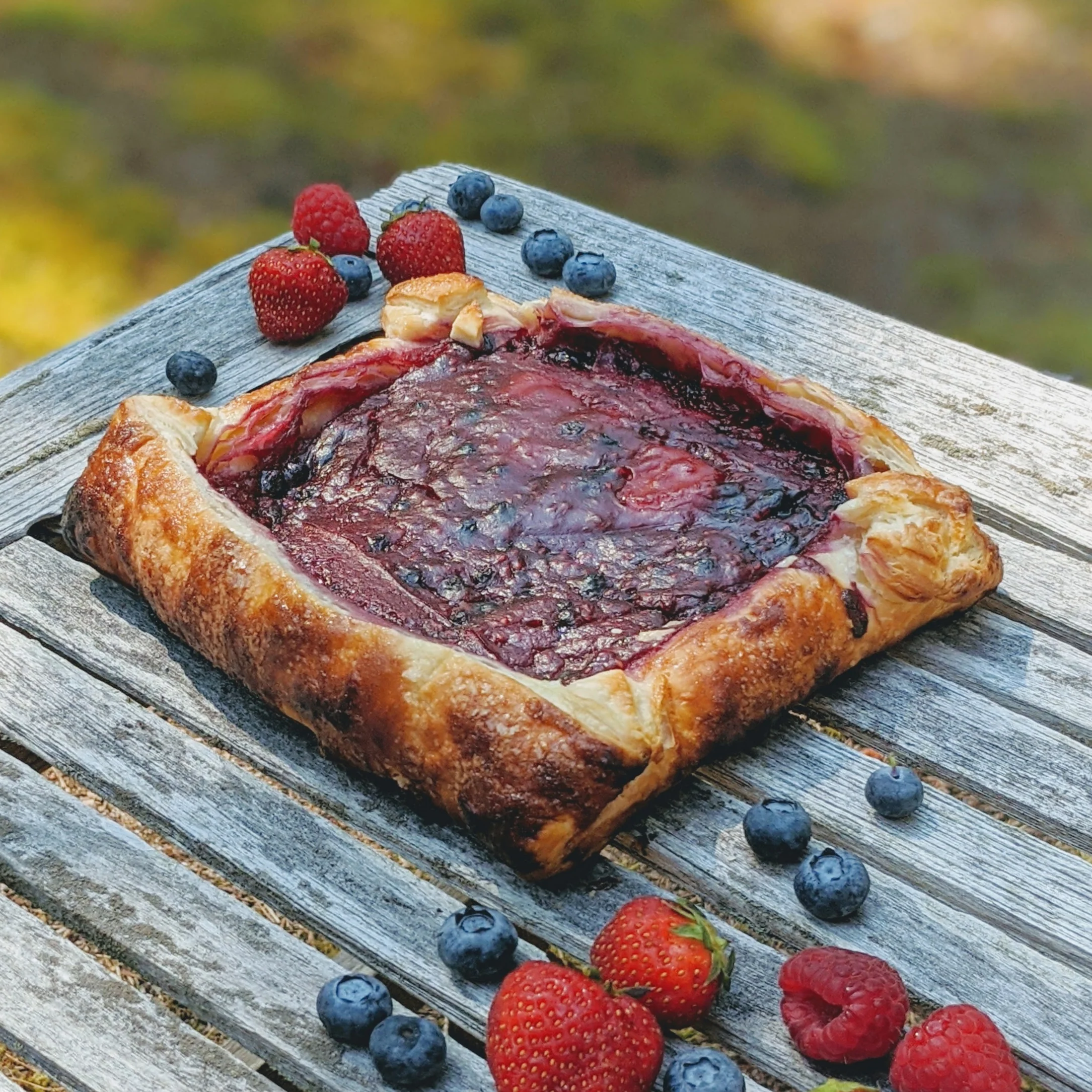 Triple Berry Galette
